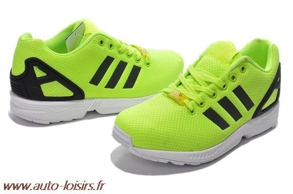 adidas zx flux jaune fluo femme pas cher